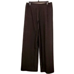 Max Edition Wide Leg Trousers High Waist Button Front Career Pants